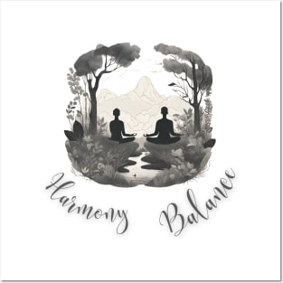 Harmony Balance, Meditation, Inspirational, Mental Health Posters and Art